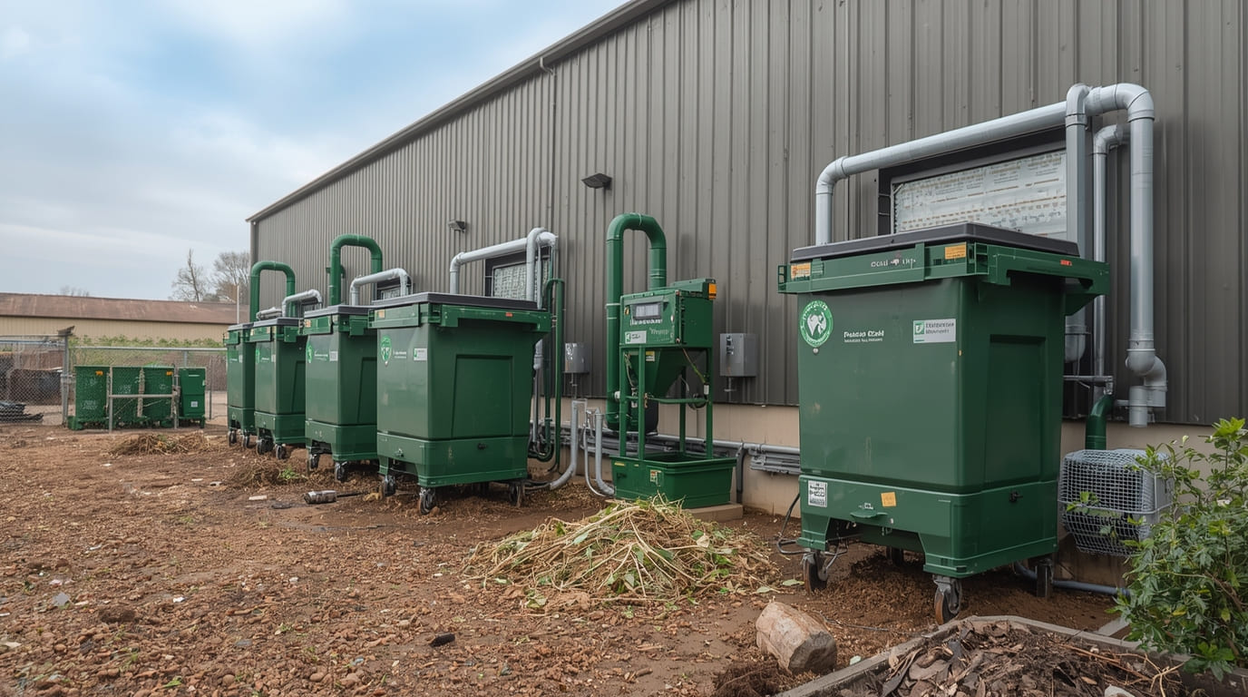 Commercial composting solutions by Schoolidrawor