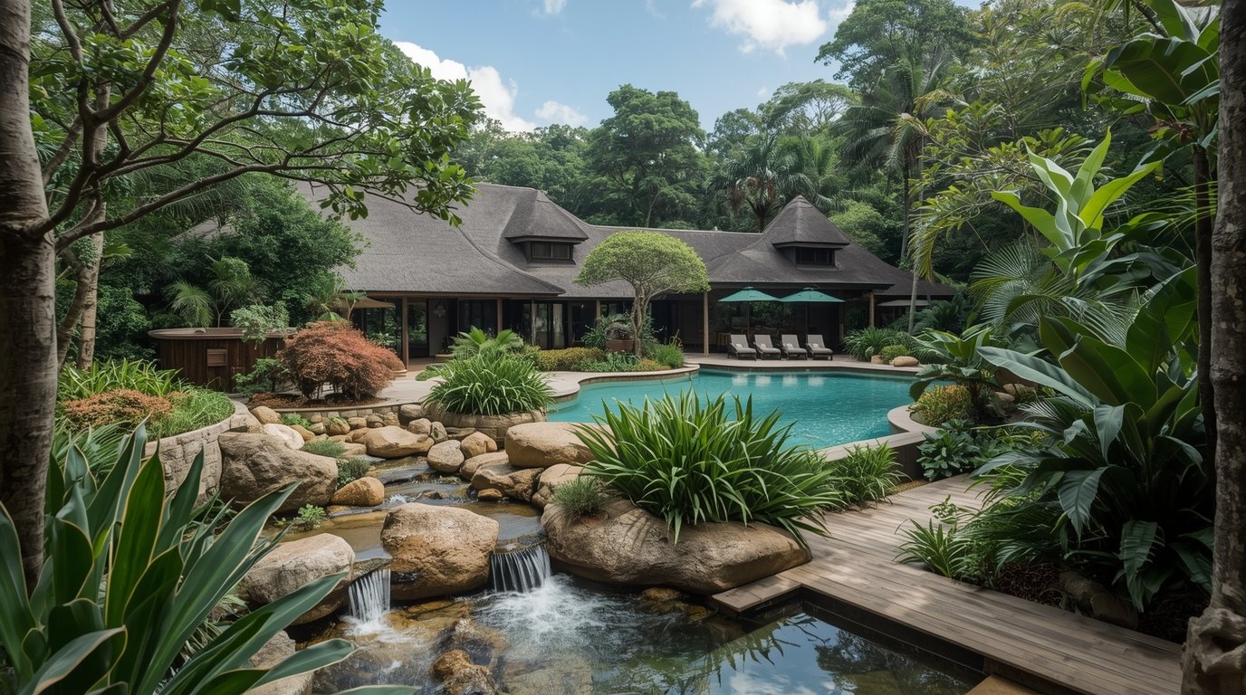 Eco-resort landscape design by Schoolidrawor