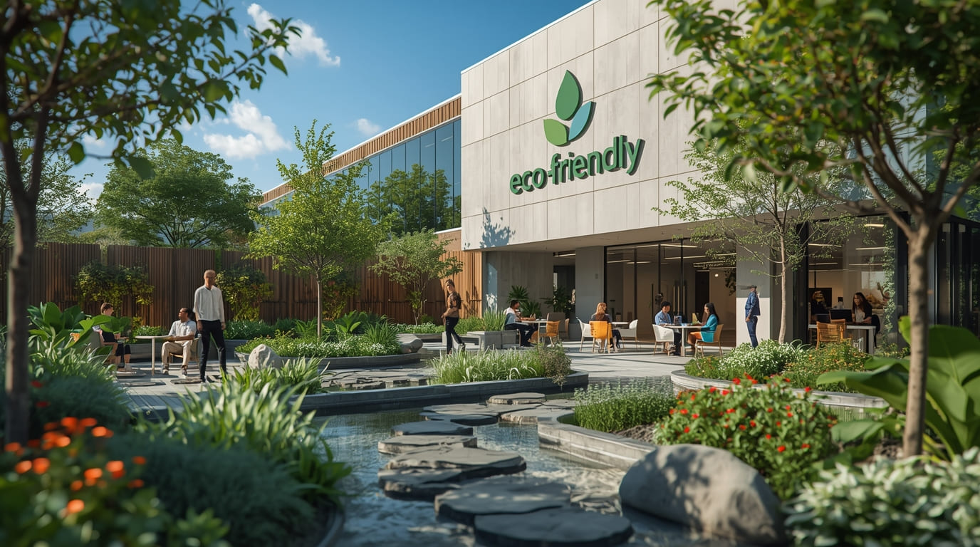 Commercial landscape design by Schoolidrawor